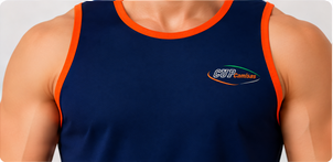 Regata azul marinho personalizada